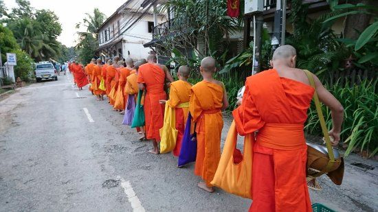 Alms Giving Ceremony